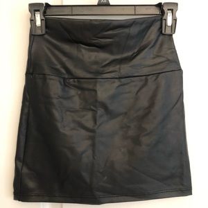 Faux Leather mini skirt